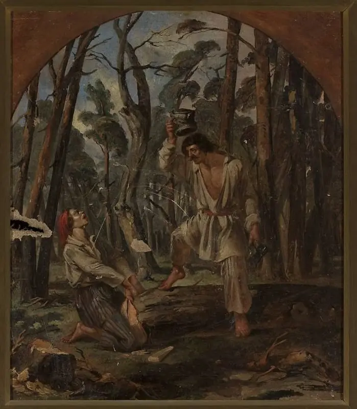 Fable of the lumberjack, by Ignacy Gierdziejewski