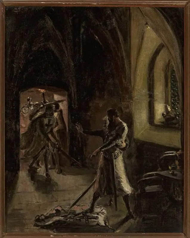 Sketch for “Konrad Wallenrod”, by Ignacy Gierdziejewski