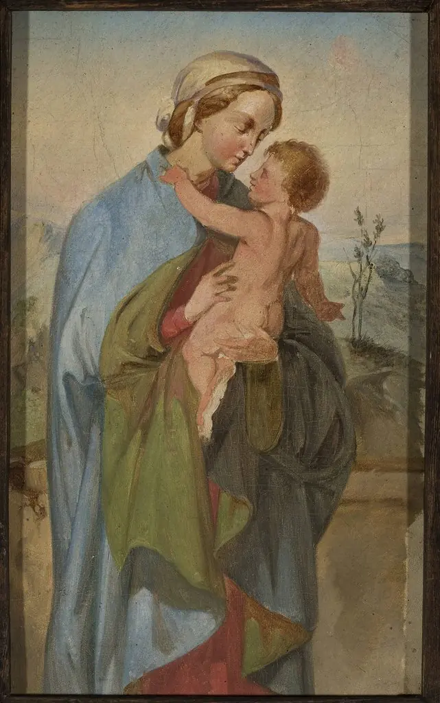 Virgin Mary with Jesus, by Ignacy Gierdziejewski