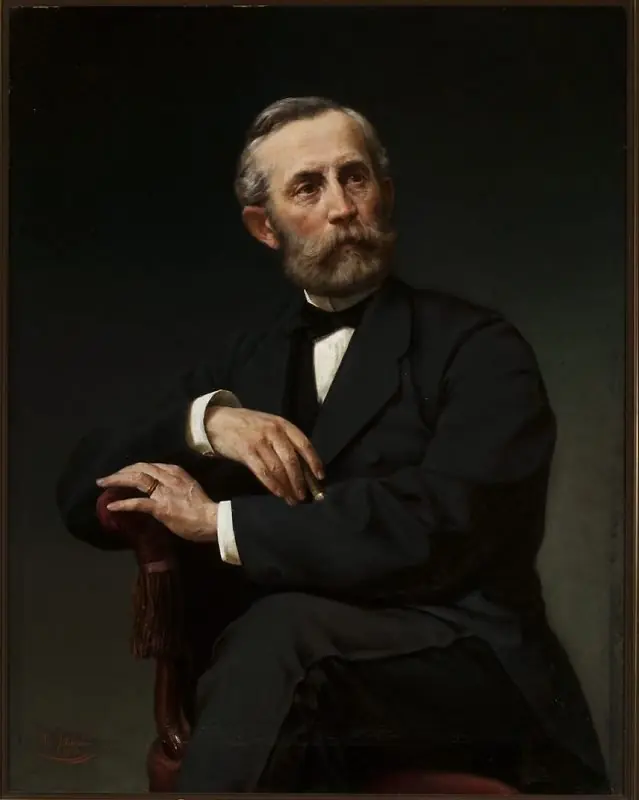 Portrait of Ewaryst Mejer, president of the Sectional Directorate of the Land Credit Association in Warsaw, by Ignacy Jasiński