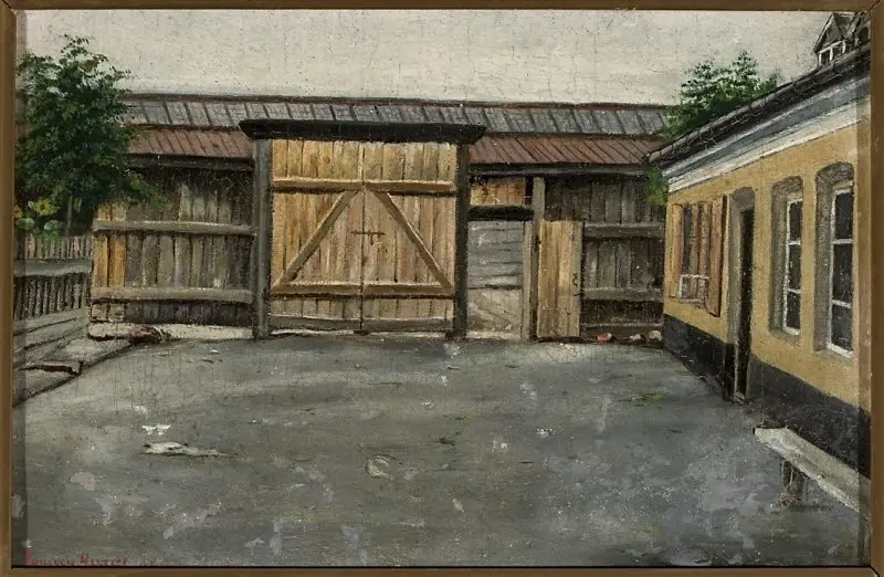 Backyard, by Ignacy Marek