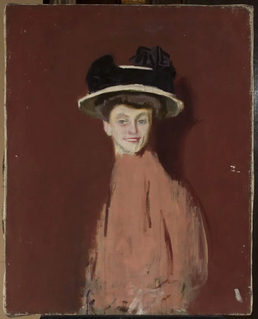 Portrait study of a woman, by Ignacy Marek