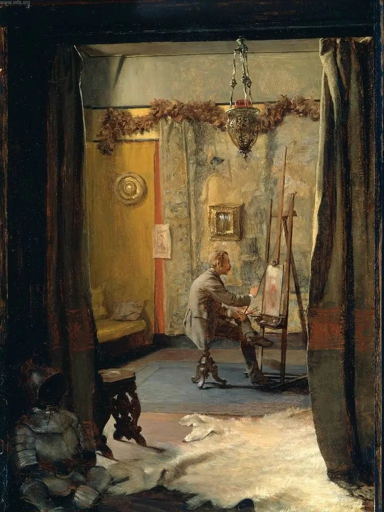 His Studio, by Ignaz Gaugengigl