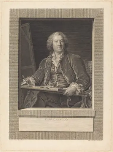 Carle Vanloo, by Ignaz Sebastian Klauber