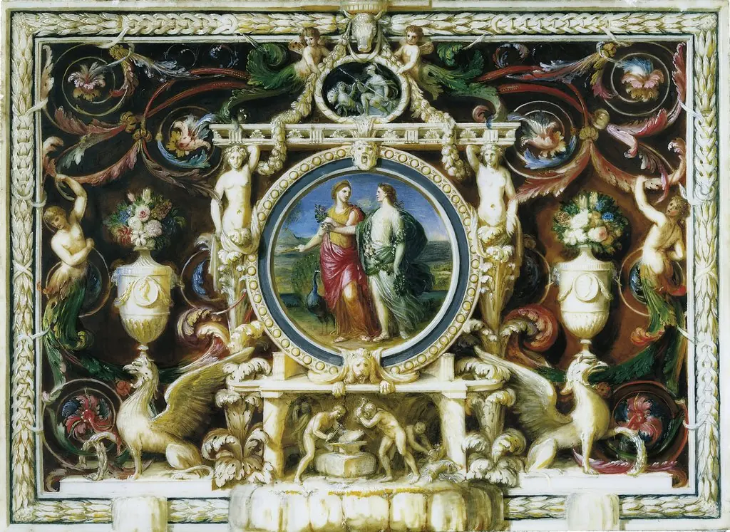 Juno and Flora, by Ignaz Unterberger