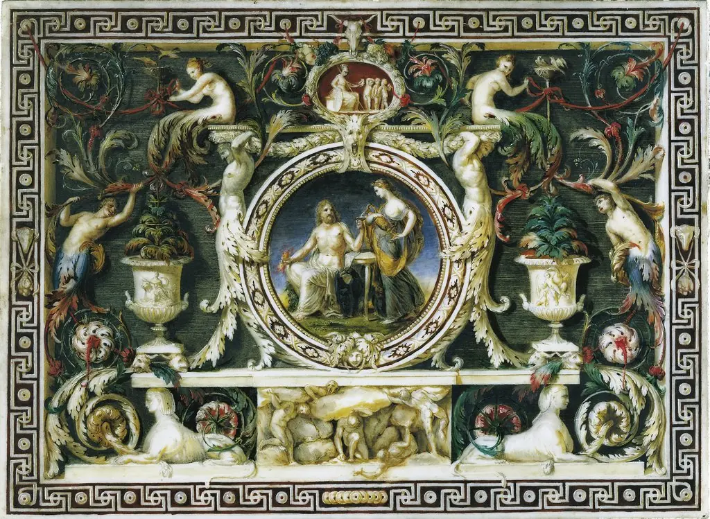 Jupiter and Hebe, by Ignaz Unterberger
