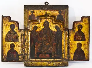 Iisus Hristos Mare Invățător, Mica Deisis