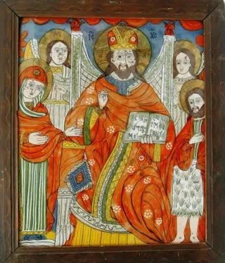 Iisus Hristos pe tron