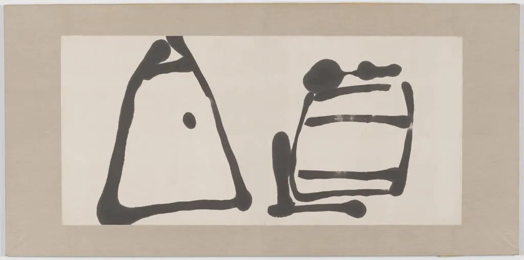 Untitled, by Ikeda Fumio, ink, 1953