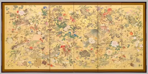 Fish and Plants, by Ikeda Keisen