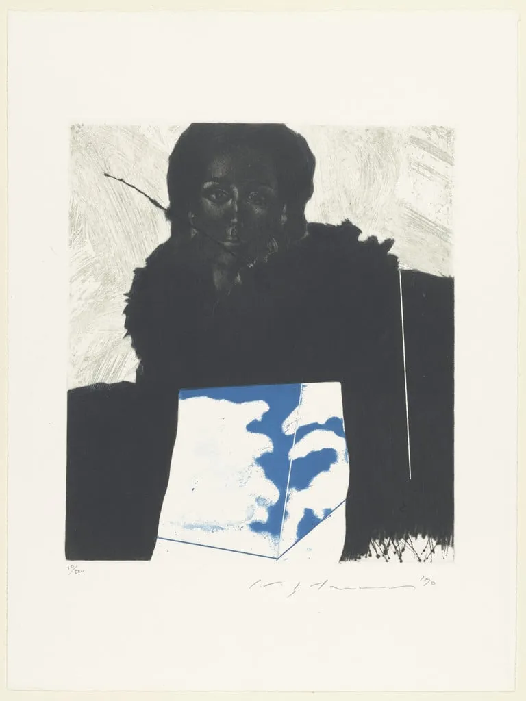 Untitled, by Ikeda Masuo, ink, 1970