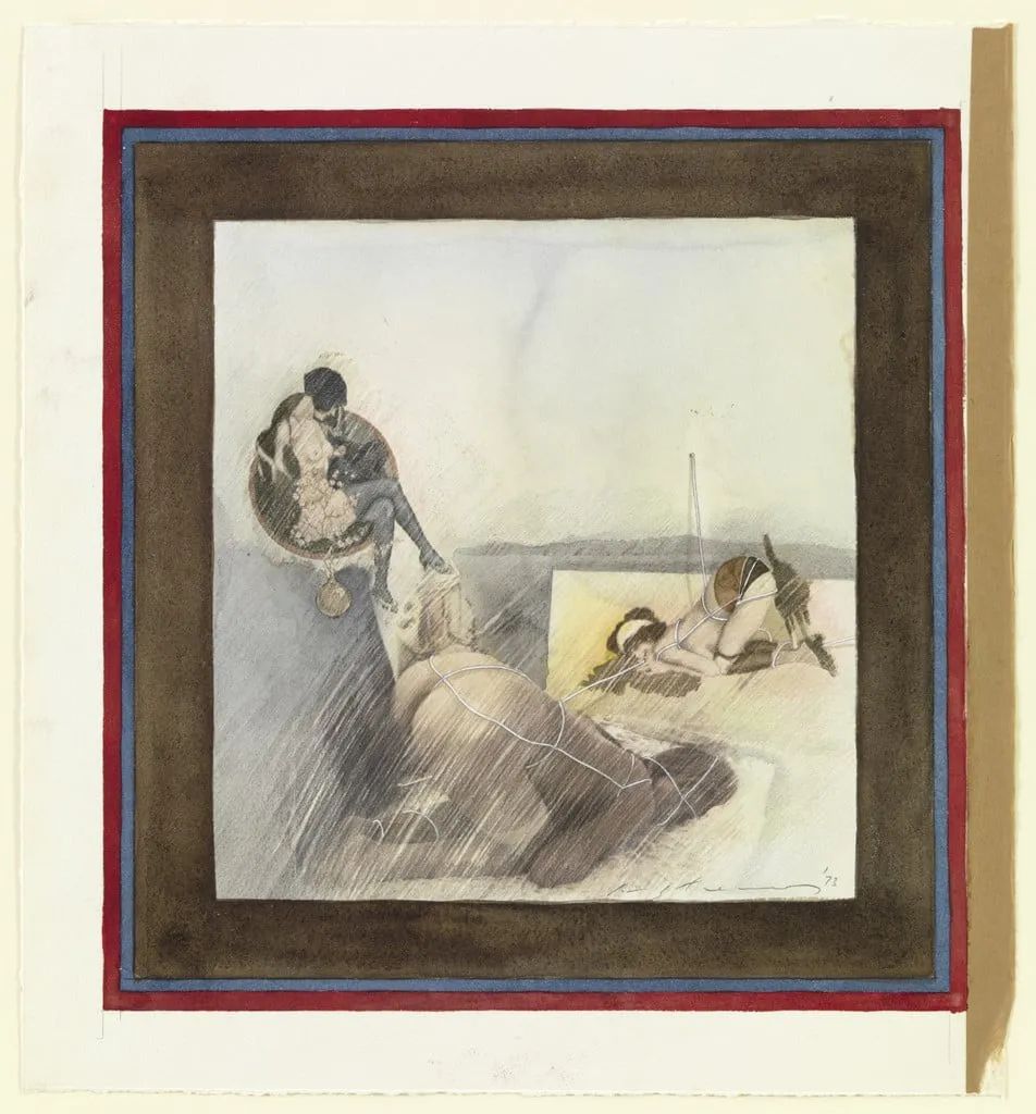Untitled, by Ikeda Masuo, watercolor, 1973