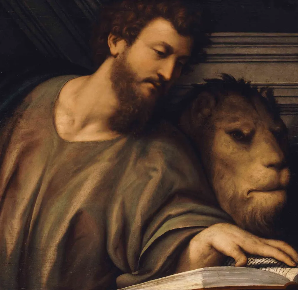 Saint Mark the Evangelist, by Il Pordenone, oil, 1536