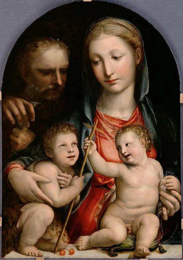 Holy Family with St. John the Baptist as child