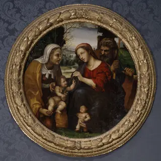 The Holy Family with Saint Elizabeth and the Infant Saint John the Baptist