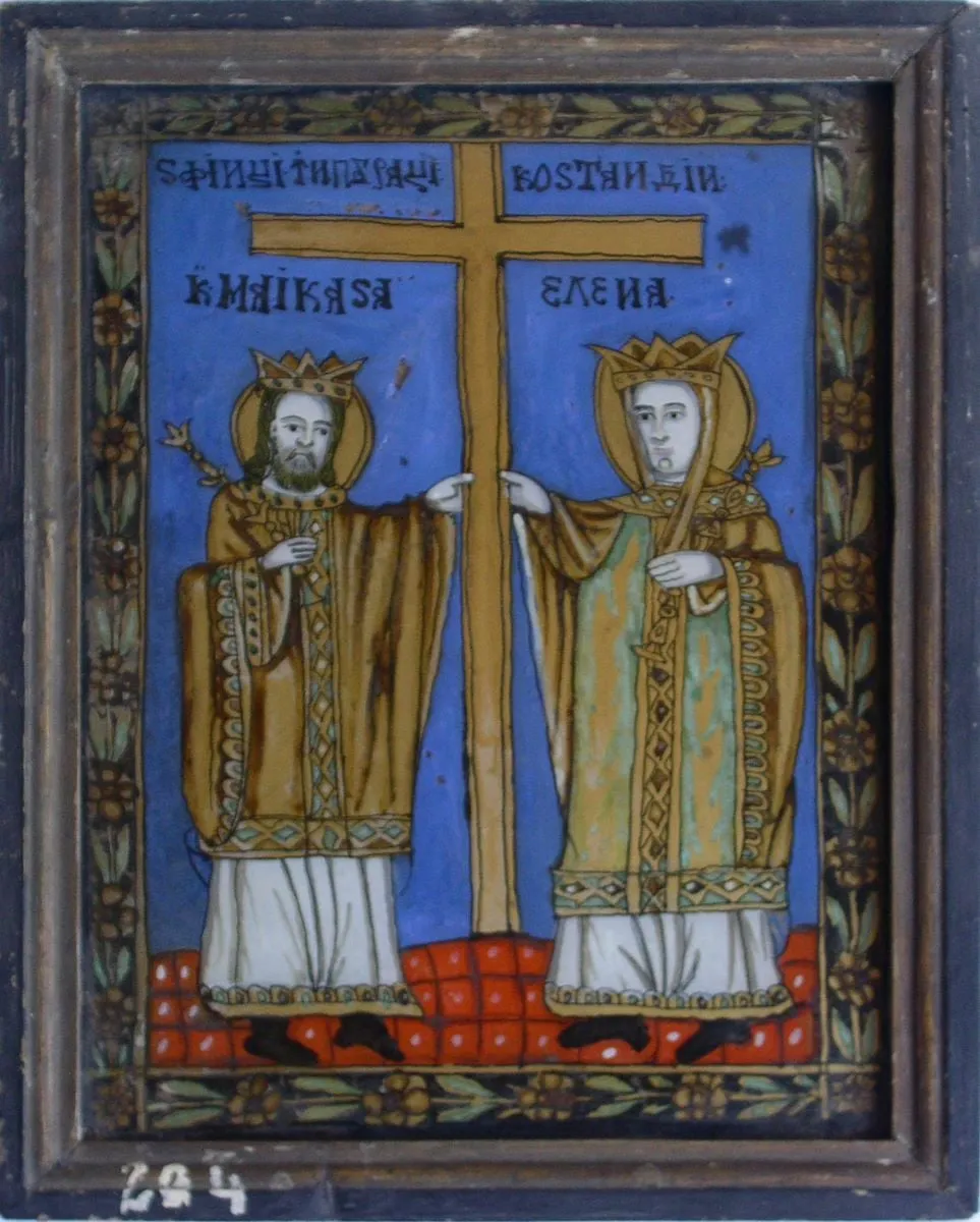 Sfinții împărați Constantin și Elena, by Ilie II Poienaru, unspecified