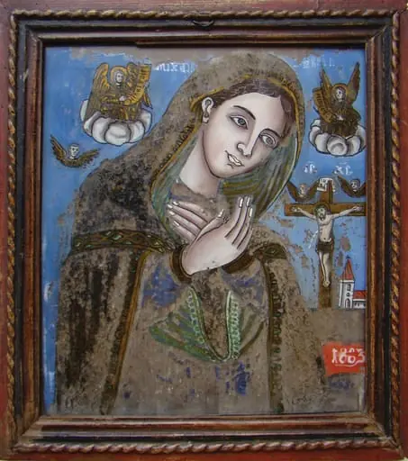 Maica Domnului îndurerată, by Ilie Poienaru