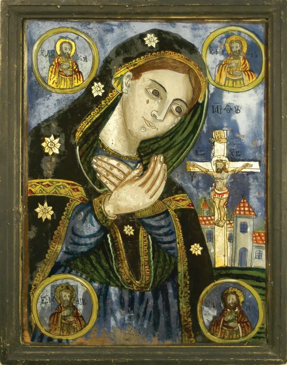 Maica Domnului îndurerată, by Ilie Poienaru