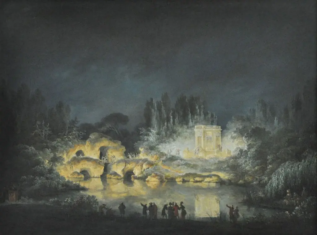 Illumination of the Belvedere Pavilion