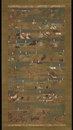聖徳太子絵伝図|Illustrated Biography of Prince Shōtoku (Shōtoku Taishi e-den)