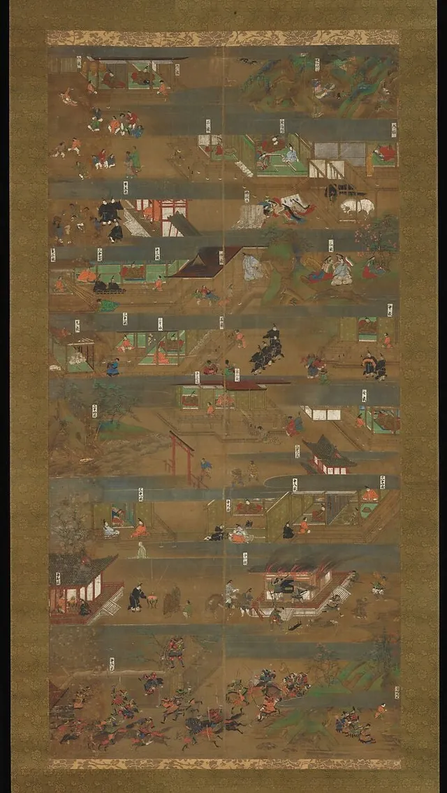 聖徳太子絵伝図|Illustrated Biography of Prince Shōtoku (Shōtoku Taishi e-den)