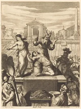 Illustration to Jean Desmarets' "L'Ariane"