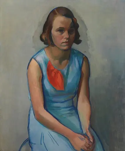 Istuva Tyttö, by Ilmari Aalto