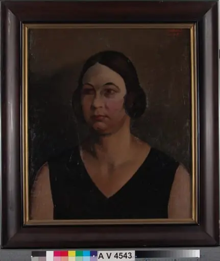 Naisen muotokuva (Rva Lönngren), by Ilmari Aalto