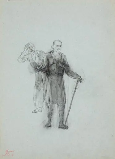 Henkilöharjoitelma maalaukseen Odottamaton kotiinpaluu, by Ilya Repin