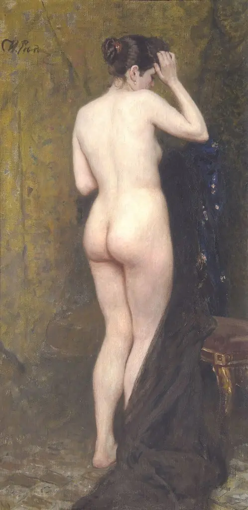 Modelo Nu (de costas), by Ilya Repin