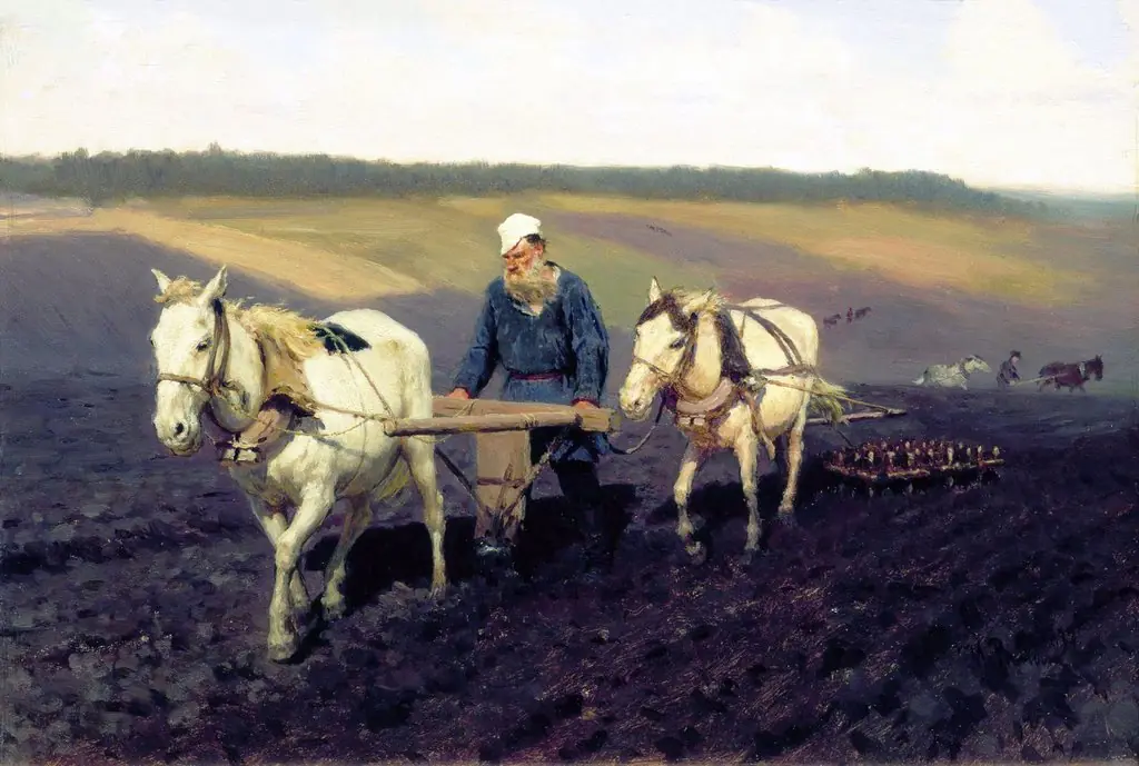 Ploughman., by Ilya Repin