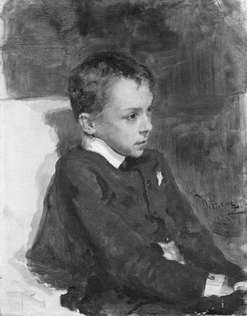 Portrait of a Boy, by Ilya Repin
