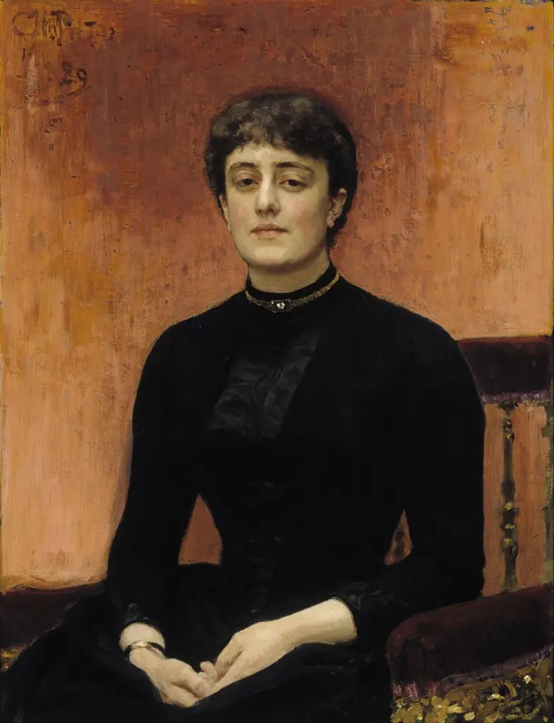Portrait of Elizabeta Zvantseva, by Ilya Repin