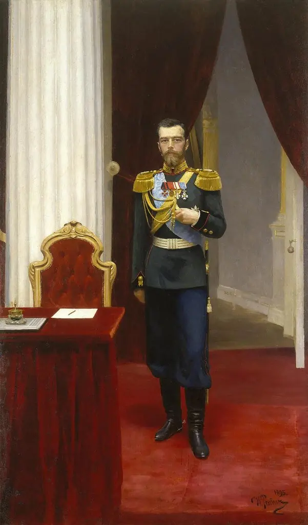 Portrait of Emperor Nicholas II, by Ilya Repin