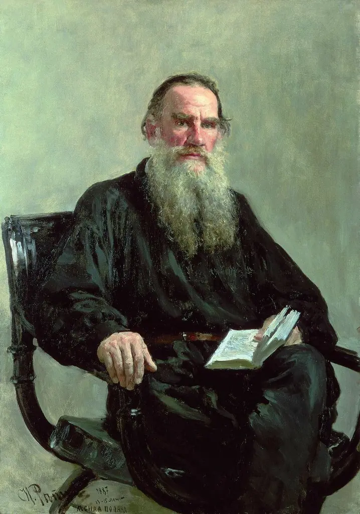 Portrait of Lev Tolstoy, by Ilya Repin