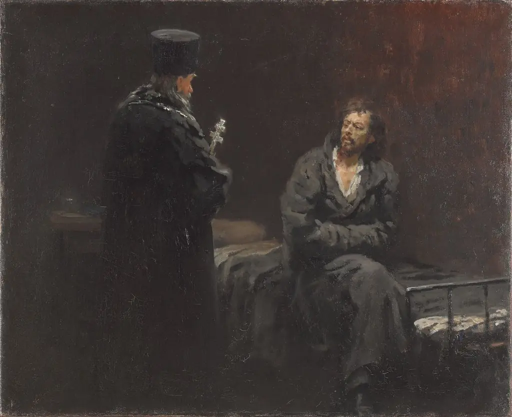 Refusal of Confession, by Ilya Repin