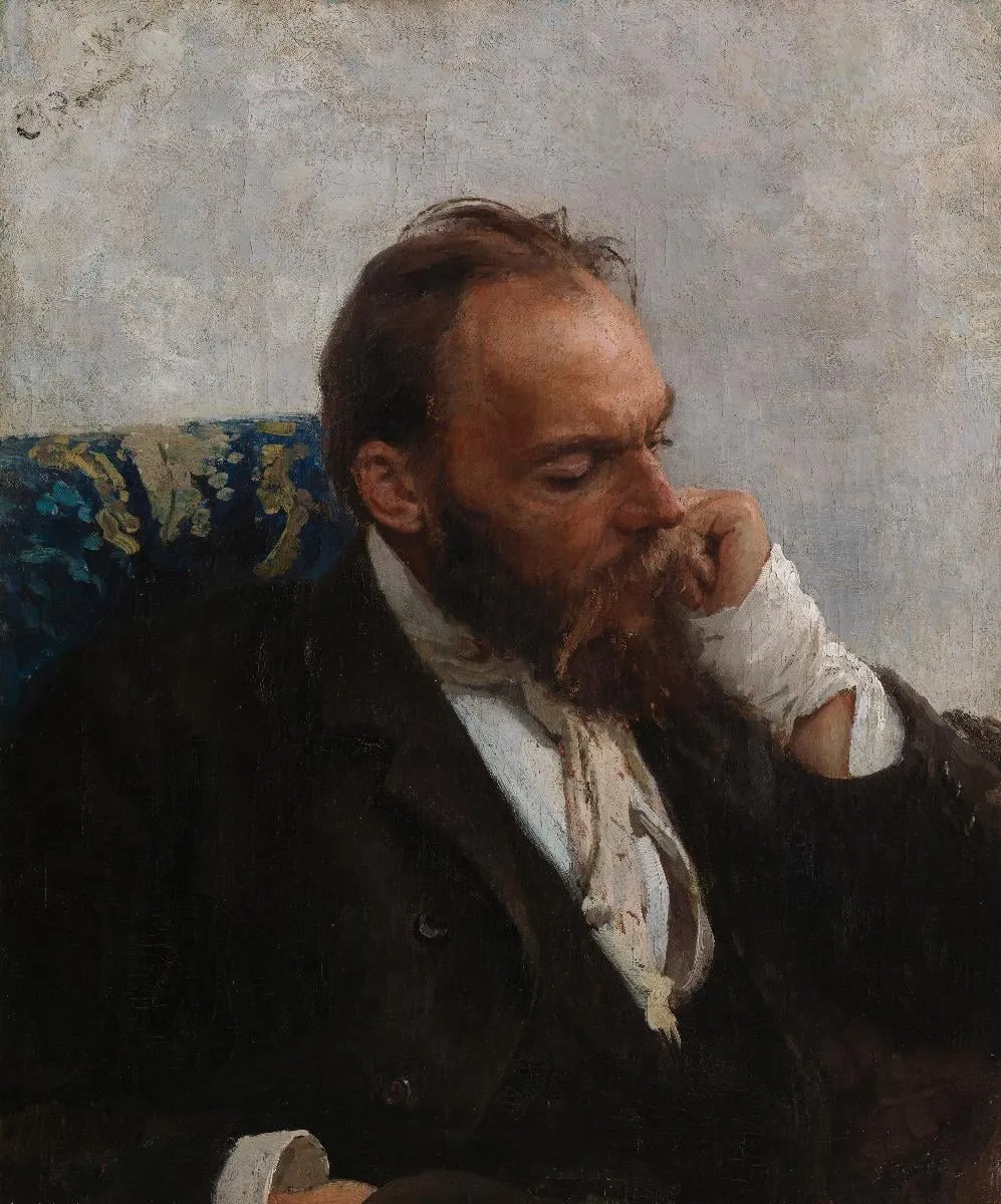 Taiteilija Nikolai (Mikola) Murashkon muotokuva, by Ilya Repin, unspecified