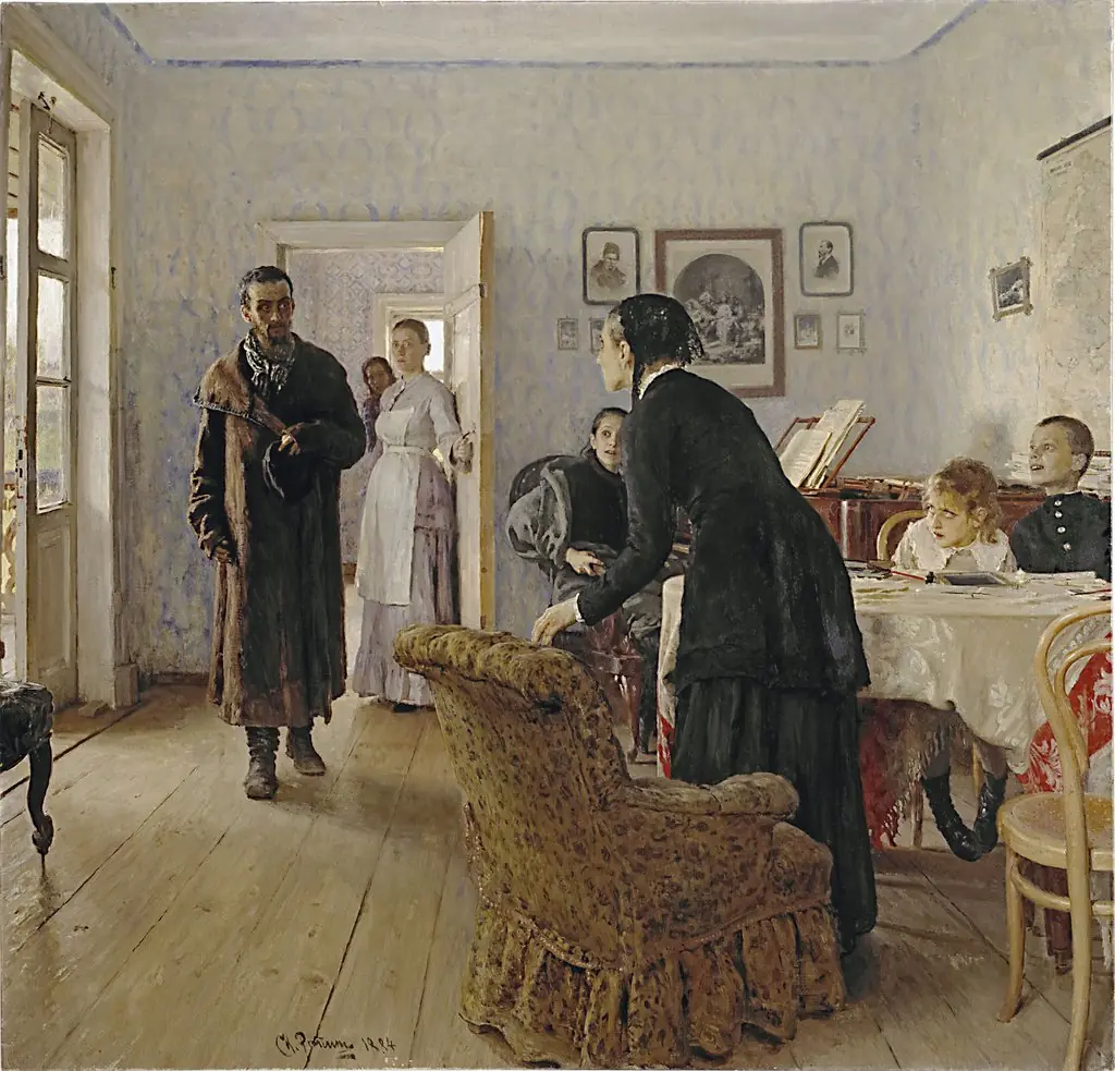 They Did Not Expect Him, by Ilya Repin