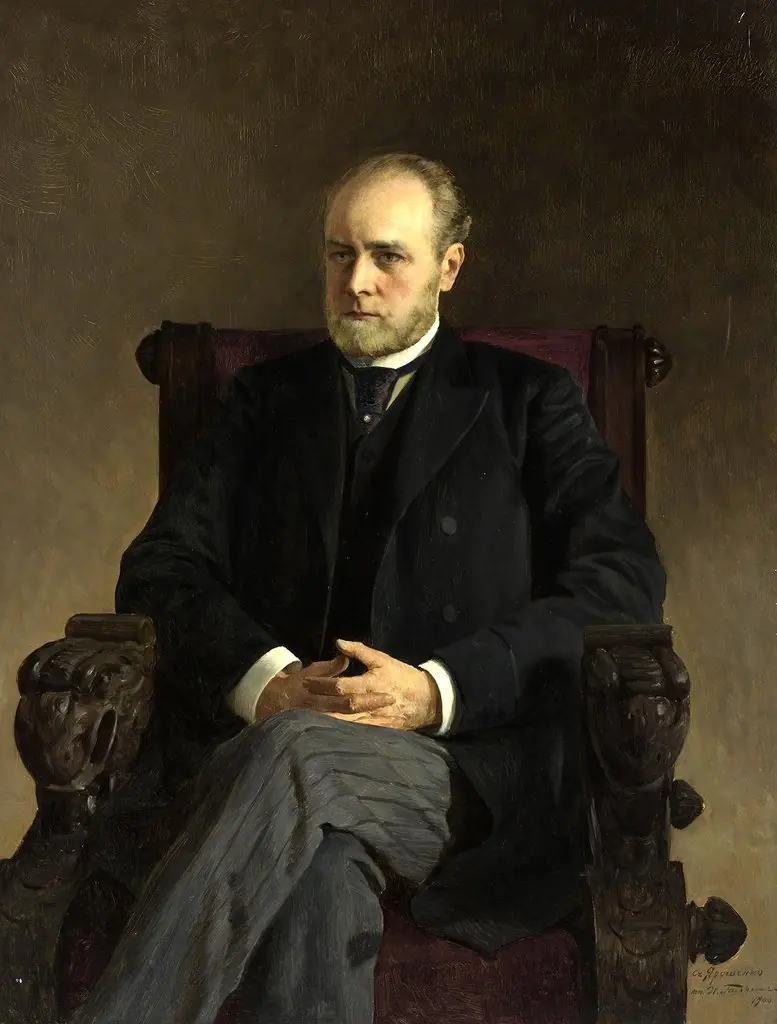 Portrait of I.F. Doss, by Ilya Savich Galkin