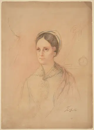 Sarah Jane Mellon, by Imitator of Thomas Sully