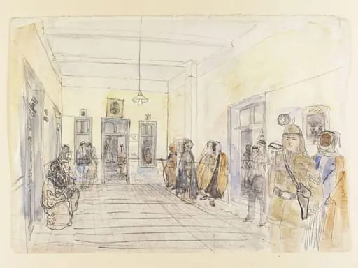 A Waiting Room, Amman, by [Imre] Anthony Sandor Gross