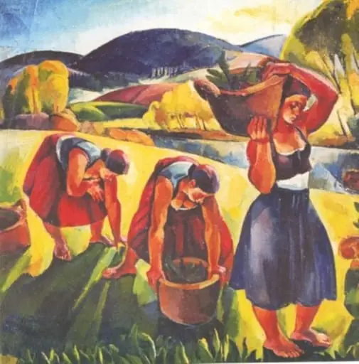 Culesul sfeclei, by Imre Nagy
