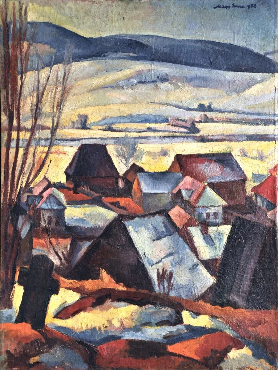 Peisaj de iarnă, by Imre Nagy