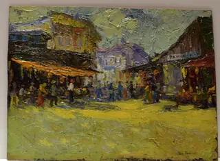 În piață