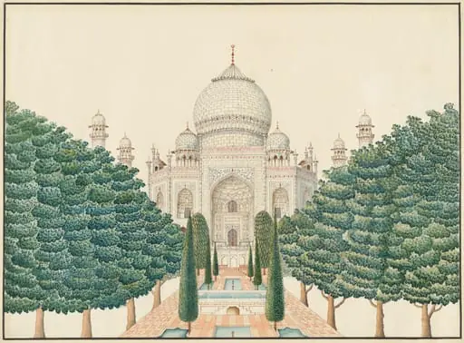 Taj Mahal, by Indian 19th Century
