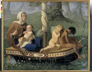 Infancy. From the series: The Four Ages of Man