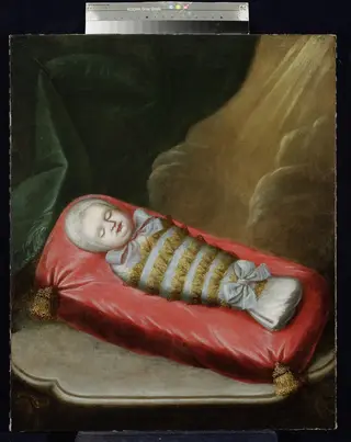 Infant in swaddles