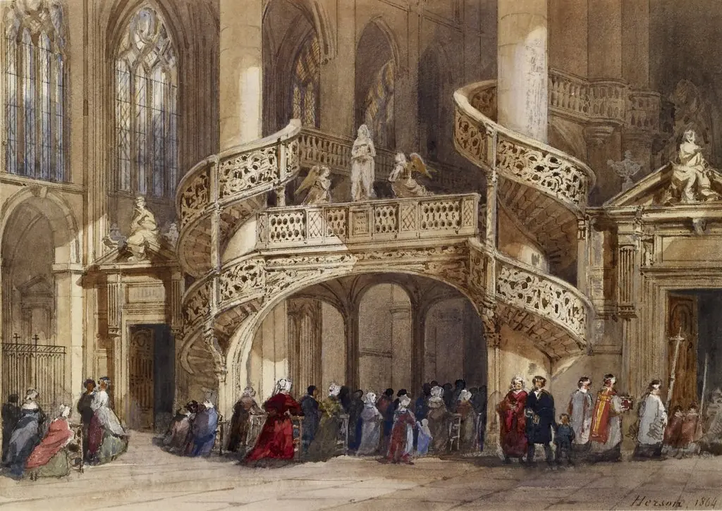 Intérieur de l'église Saint Étienne du Mont