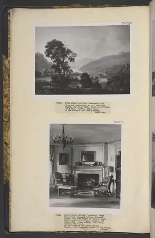 Interior, Brick House Farm, Pleasant Valley, Dutchess County, New York State