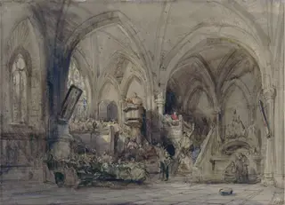 Interior of a church, Spain